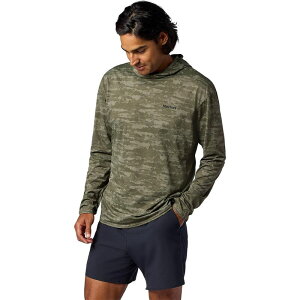 �}�[���b�g �����Y �A�E�^�[ �p�[�J�[�E�X�E�F�b�g Marmot AirExchange SolarShield Hoodie - Men's Olive Grove Lagos �I���[�u