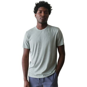 �}���[�� ���C���[ �����Y �g�b�v�X T�V���c Marine Layer Signature Sea Change Crew T-Shirt - Men's Icebergreen �O���[��