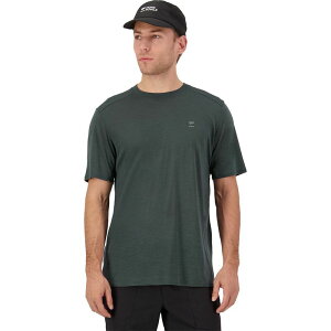 �����X���C���� �����Y �g�b�v�X �V���c Mons Royale Aero Ultralight Merino T-Shirt - Men's Dark Cypress