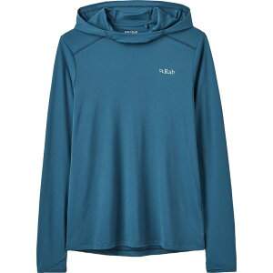 ���u ���f�B�[�X �g�b�v�X T�V���c �p�[�J�[ Rab Force Hoodie - Women's Tempest Blue �u���[