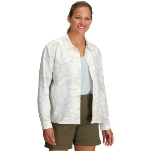 ���C�������r���Y ���f�B�[�X �g�b�v�X T�V���c ���� Royal Robbins Expedition III Long-Sleeve Shirt - Women's Ivory Caswell Print �A�C�{���[