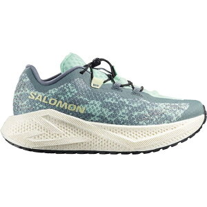 �T������ ���f�B�[�X �V���[�Y �X�j�[�J�[ Salomon Aero Glide 4 Grvl Running Shoe - Women'stormy Weather/Lichen/Vanilla Ice