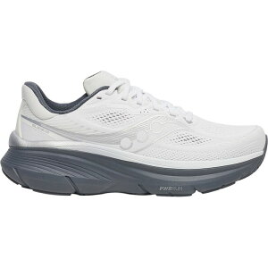 �T�b�J�j�[ �����Y �V���[�Y �X�j�[�J�[ Saucony Guide 19 Running Shoe - Men's White/Shadow �z���C�g
