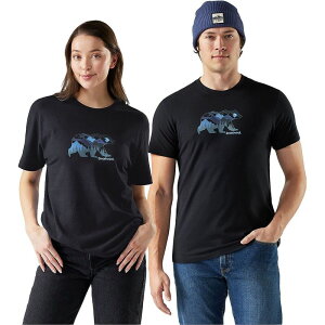 �X�}�[�g�E�[�� �����Y �g�b�v�X T�V���c ���� �O���t�B�b�N Smartwool Bear View Short-Sleeve Graphic T-Shirt Black �u���b�N