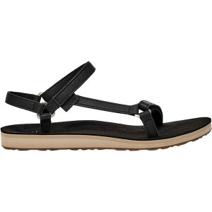 �e�o ���f�B�[�X �V���[�Y �T���_�� ���U�[ Teva Original Universal Slim Leather Sandal - Women's Black/Tan �u���b�N