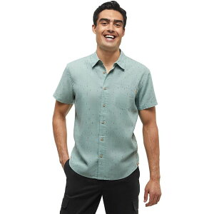 �e���c���[ �����Y �g�b�v�X �V���c ���� Tentree Small Tree Mancoshort-Sleeve Shirt - Men's Oasis/Small Tree/Deep Olive �I���[�u