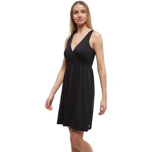 �e���c���[ ���f�B�[�X �g�b�v�X �����s�[�X �R�b�g�� Tentree Cottonwoodress - Women's Meteorite Black �u���b�N