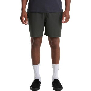 �{���R�� �����Y �{�g���X �n�[�t�p���c�E�V���[�c Volcom Nomoly Elastic Waist 18 Short - Men's Rinsed Black �u���b�N