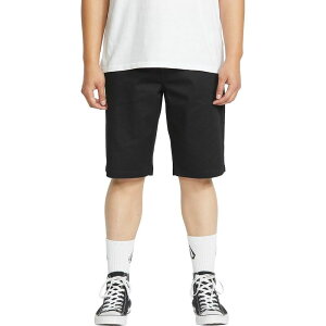 �{���R�� �����Y �{�g���X �n�[�t�p���c�E�V���[�c Volcom Frickin Modern Stretch 21 Short - Men's Black �u���b�N