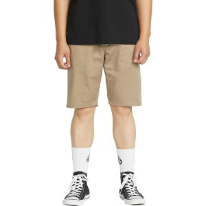 �{���R�� �����Y �{�g���X �n�[�t�p���c�E�V���[�c Volcom Frickin Modern Stretch 21 Short - Men's Khaki �J�[�L