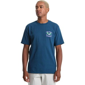 �{���R�� �����Y �g�b�v�X T�V���c Volcom Fed Up T-Shirt - Men's Dust Bowl Indigo �C���f�B�S