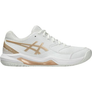 �A�V�b�N�X ���f�B�[�X �V���[�Y �X�j�[�J�[ Asics Gel-Dedicate 8 Pickleball Shoe - Women's White/Champagne �z���C�g
