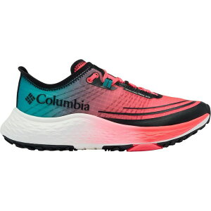 �R�����r�A ���f�B�[�X �V���[�Y �X�j�[�J�[ Columbia Konospeed Trail ATRunning Shoe - Women's Neon Sunrise/Teal Chloride �e�B�[��