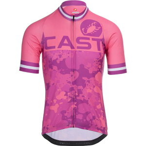�J�X�e�� �����Y �g�b�v�X T�V���c �W���[�W�[ Castelli Attacco 2 Limitedition Jersey - Men's Rosa Giro/Violet Pink/White �z���C�g