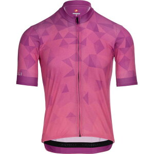 �J�X�e�� �����Y �g�b�v�X T�V���c �W���[�W�[ Castelli Flusso 2 Limitedition Jersey - Men's Violet Pink/Rosa Giro/Silver Moon �s���N