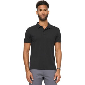 DU/ER �����Y �g�b�v�X �|���V���c DU/ER Performance Air Flow Pique Polo - Men's Black �u���b�N