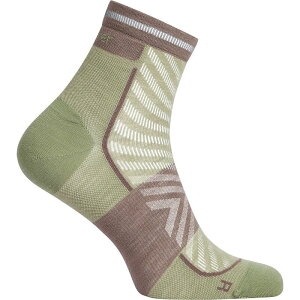 �A�C�X�u���[�J�[ �����Y �A���_�[�E�F�A �C�� �~�j Icebreaker Merino Run+ Ultralight Mini Sock - Men's Lichen/Porcini