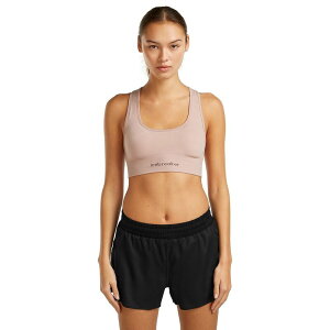 �A�C�X�u���[�J�[ ���f�B�[�X �A���_�[�E�F�A �u���W���[ �j�b�g Icebreaker Merino Blend 260 Zoneknit Seamless Bra - Women's Pink Quartz �s���N