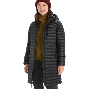 �}�[���b�g ���f�B�[�X �A�E�^�[ �W���P�b�g�E�u���]�� �W���P�b�g Marmot Echo Featherless Long Jacket - Women's Black Shiny �u���b�N