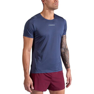 ���X�|���e�B�o �����Y �g�b�v�X �V���c La Sportiva Pure T-Shirt - Men's Night Sky/Chalk �`���[�N