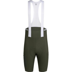 ���t�@ �����Y �{�g���X �n�[�t�p���c�E�V���[�c �V���[�g�p���c Rapha Brevet Element Cargo Bib Shorts - Men's Dark Green/White �z���C�g
