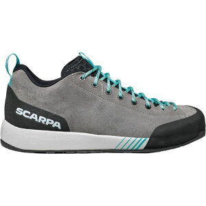 �X�J���p ���f�B�[�X �V���[�Y �X�j�[�J�[ Scarpa Gecko Approach Shoe - Women's Mid Gray/Aqua �O���[