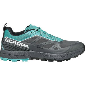 �X�J���p ���f�B�[�X �V���[�Y �X�j�[�J�[ Scarpa Rapid GTX Approach Shoe - Women's Anthracite/Turquoise �^�[�R�C�Y