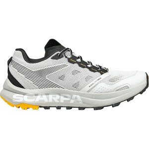 �X�J���p ���f�B�[�X �V���[�Y �X�j�[�J�[ Scarpa Spin Planet Running Shoe - Women's White/Saffron �z���C�g