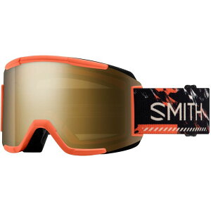 �X�~�X �����Y �A�N�Z�T���[ �T���O���X�E�A�C�E�F�A Smith Squad Goggles Cinder Chop Up/ChrPop Sun Blk Gold Mir/Clear �S�[���h