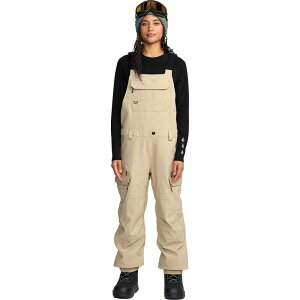 �{���R�� ���f�B�[�X �{�g���X �J�W���A���p���c �I�[�o�[�I�[�� Volcom Creston 3D Stretch Bib Overall - Women's Oatmeal �I�[�g�~�[��