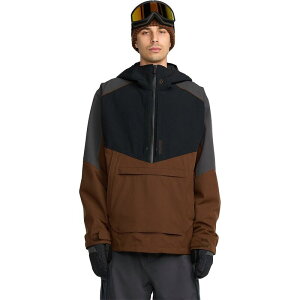 �{���R�� �����Y �A�E�^�[ �W���P�b�g�E�u���]�� Volcom Brighton Pullover - Men's Brown �u���E��