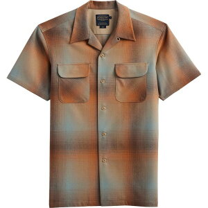 �y���h���g�� �����Y �g�b�v�X �V���c ���� Pendleton Board Short-Sleeve Shirt - Men's Tan/Orange Ombre �I�����W