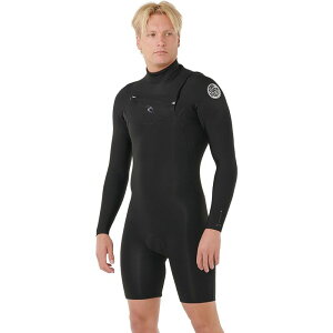 ���b�v�J�[�� �����Y ���� �㉺�Z�b�g ���� Rip Curl Dawn Patrolong-Sleeve 2/2 Chest Zip Spring Wetsuit - Men's Black �u���b�N