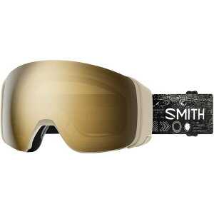 �X�~�X �����Y �A�N�Z�T���[ �T���O���X�E�A�C�E�F�A Smith 4D Mag Low Bridge Fit Goggles Chalk Space Invader/ChrPop Sun Blk Gold/Strm Blu �`���[�N