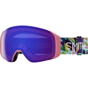 �X�~�X �����Y �A�N�Z�T���[ �T���O���X�E�A�C�E�F�A Smith 4D MAG S Low Bridge Fit Goggles Birds of Prey/ChrPop Evryday Violet/Strm Amber �A���o�[