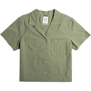 �g�|�E�f�U�C�� ���f�B�[�X �g�b�v�X T�V���c Topo Designs Daytripper Shirt - Women's Oil Green �O���[��