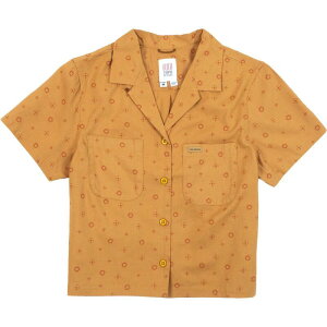 �g�|�E�f�U�C�� ���f�B�[�X �g�b�v�X T�V���c Topo Designs Daytripper Shirt - Women's Tossed Motif Goldenrod