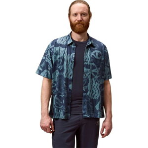 �G���f���� �����Y �g�b�v�X T�V���c ���� Enduralltrack Ride Short-Sleeve Resort Shirt - Men's Carbon Grey �O���[