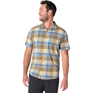�t���C���[ �����Y �g�b�v�X �V���c Flylow Anderson Shirt - Men's Dune/Ocean Plaid �`�F�b�N
