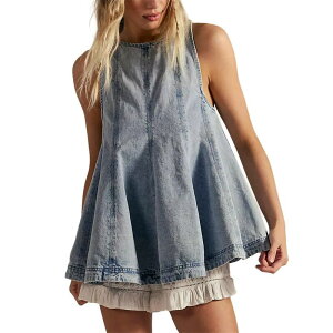 �t���[�s�[�v�� ���f�B�[�X �{�g���X�J�[�g �f�j�� Free People Cassius Denim Set - Women's Bleachout �f�j��