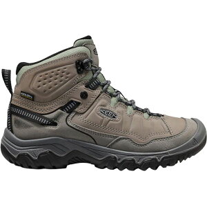 �L�[�� ���f�B�[�X �V���[�Y �u�[�c�E���C���u�[�c KEEN Targhee IV Mid WP Hiking Boot - Women'steel Grey/Lily Pad �O���[