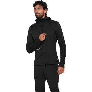 �}���[�g �����Y �A�E�^�[ �W���P�b�g�E�u���]�� �t�[�f�b�h�W���P�b�g Mammut Eiger Nordwand IN Flex Air Hybrid Hooded Jacket - Men's Black �u���b�N