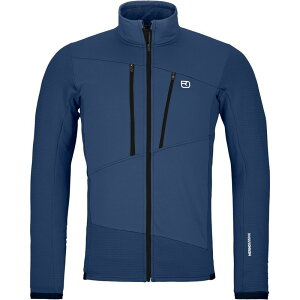 �I���g�{�b�N�X �����Y �A�E�^�[ �W���P�b�g�E�u���]�� �t���[�X Ortovox Fleece Grid Jacket - Men's Blue Nunatak �u���[
