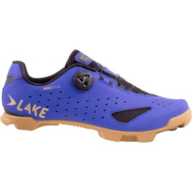 レイク メンズ スニーカー シューズ MX219 Wide Cycling Shoe - Men's Strong Blue/Gold