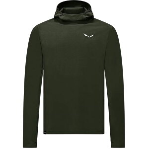 �T���� �����Y �g�b�v�X �V���c �p�[�J�[ Salewa Puez Sun Hoodie - Men's Dark Olive �I���[�u