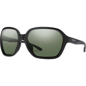�X�~�X �����Y �A�N�Z�T���[ �T���O���X�E�A�C�E�F�A Smith Whitney ChromaPopolarized Sunglasses Matte Black/ChromaPopolar Gray Green �u���b�N