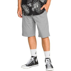 �{���R�� �����Y �{�g���X �n�[�t�p���c�E�V���[�c Volcom Frickin Modern Stretch 21 Short - Men's Tower Grey �O���[