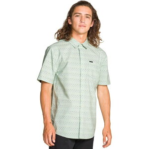 �{���R�� �����Y �g�b�v�X �V���c ���� Volcom Bankstone II Short-Sleeve Shirt - Men's Pale Aqua �A�N�A