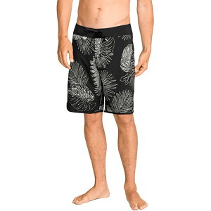 �{���R�� �����Y ���� �n�[�t�p���c�E�V���[�c Volcom Infuse Scalllop Mod 19 Board Short - Men's Black �u���b�N