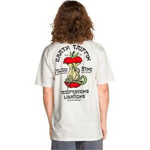 �{���R�� �����Y �g�b�v�X T�V���c ���� Volcom Temptationshort-Sleeve T-Shirt - Men's Off White �I�t�z���C�g